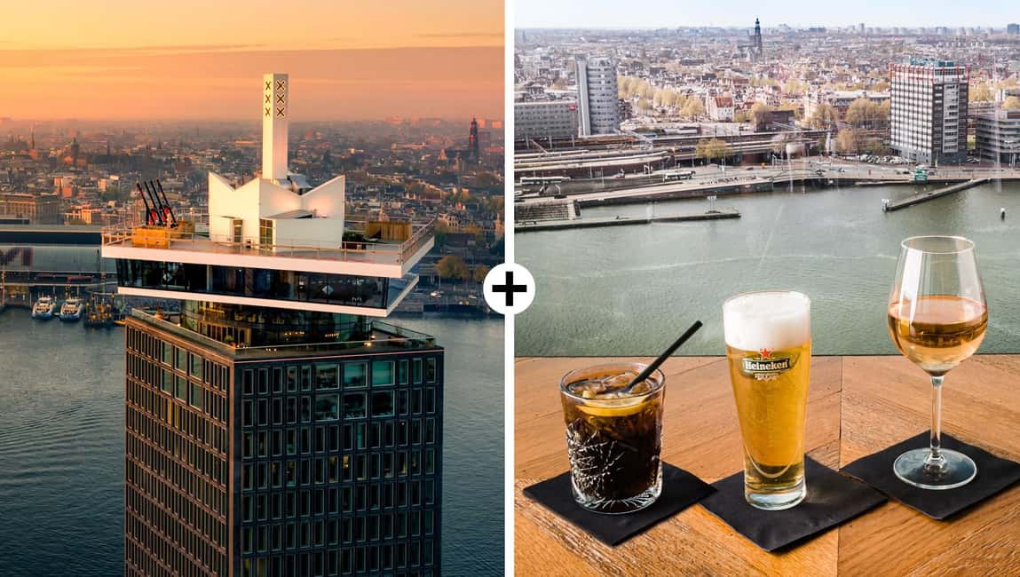 Amsterdam: A'DAM Lookout Entry Ticket with 2 Drinks - Getting There: The IJ Ferry Shortcut to Amsterdam North