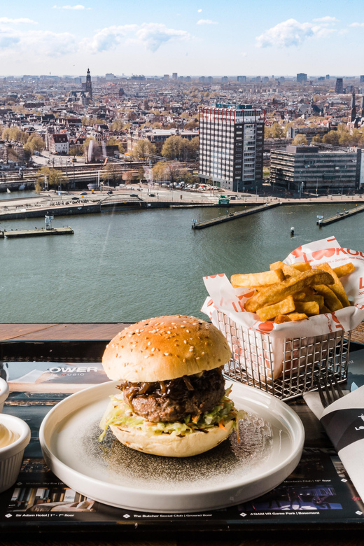 Amsterdam: A'DAM Lookout Entry Ticket with Burger - A’DAM Lookout with a burger: what this combo is really like for $41