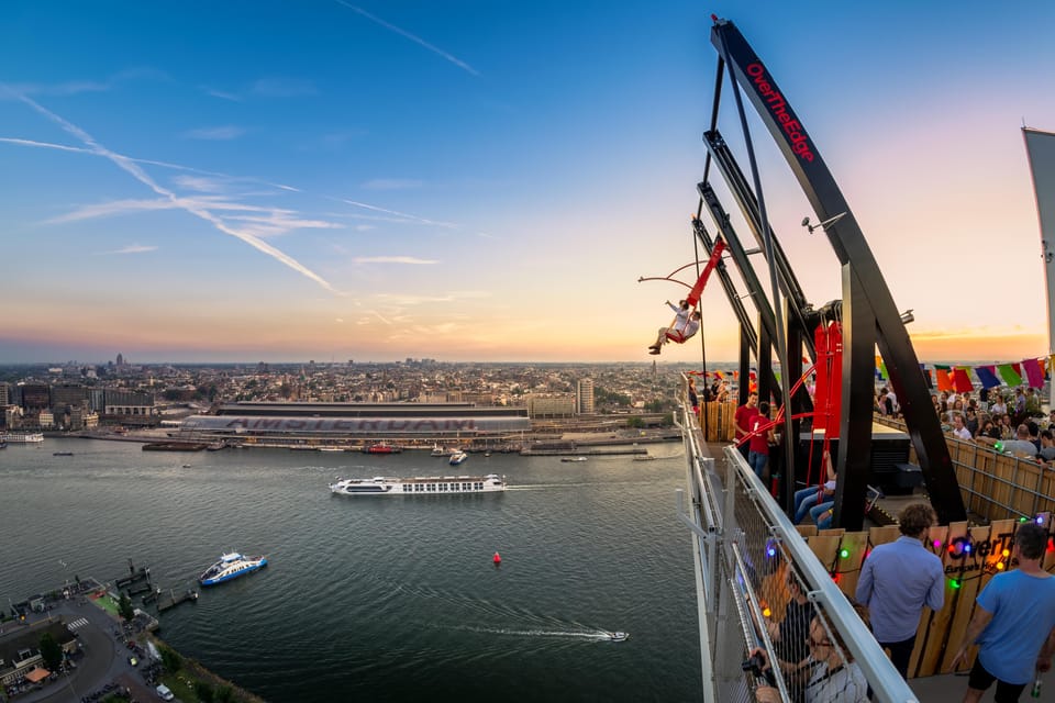 Amsterdam: A'DAM Lookout Ticket and Lunch or Dinner Voucher - Madam Sky Bar and Restaurant: lunch or dinner on the 20th floor