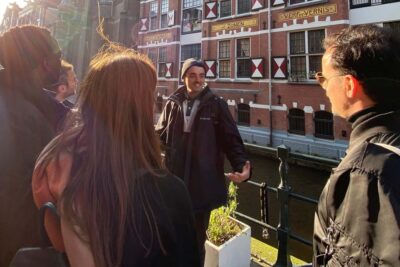 Amsterdam: Anne Frank Guided Small Group Walking Tour - Starting at Beursplein 5: easy to find, easy to miss