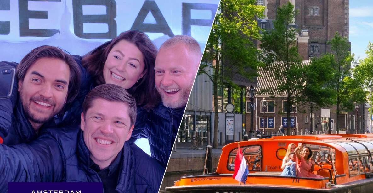 Amsterdam: Canal Cruise and Entrance to Xtracold Icebar - The 1-Hour Route: Sights You’ll See From the Water