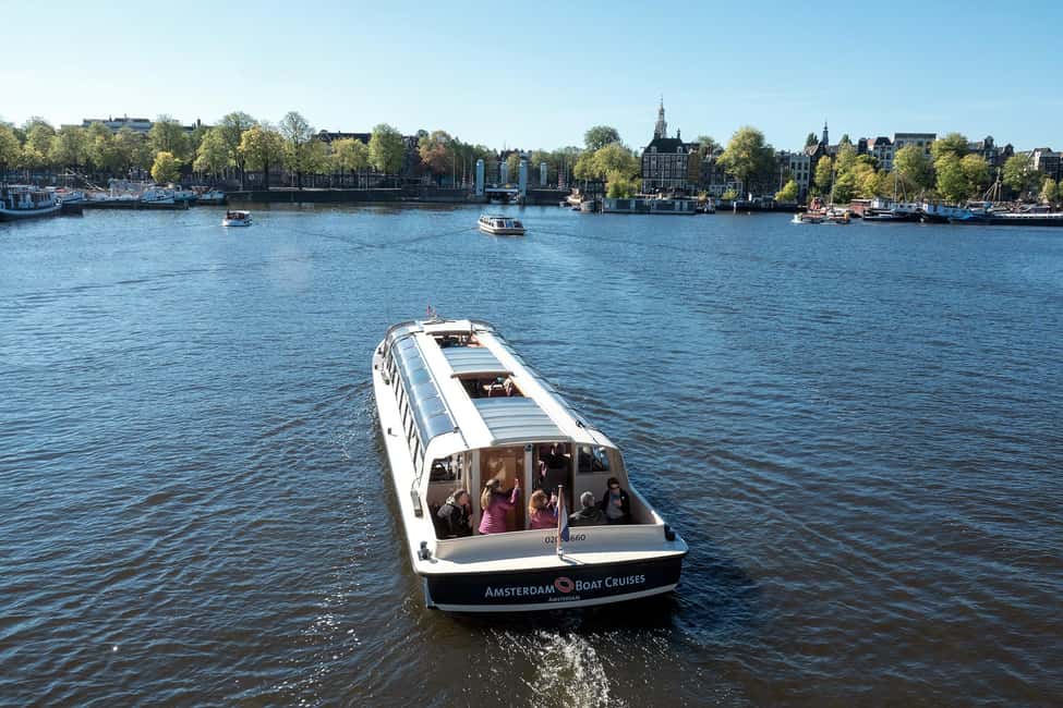 Amsterdam: Canal Cruise with Live Commentary & Audio Guide - What you actually see in 75 minutes: IJ River, Prinsengracht, and Amstel