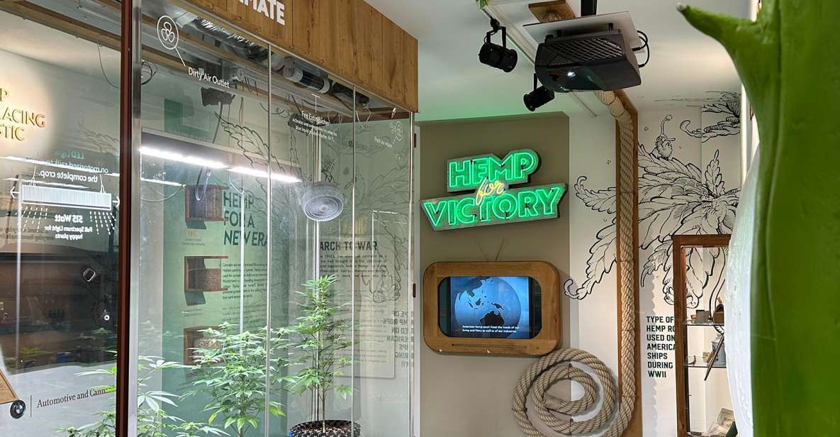 Amsterdam: Cannabis Museum Entry Ticket - Ticket value: $14 for 45 minutes, a goodie bag, and shop credit