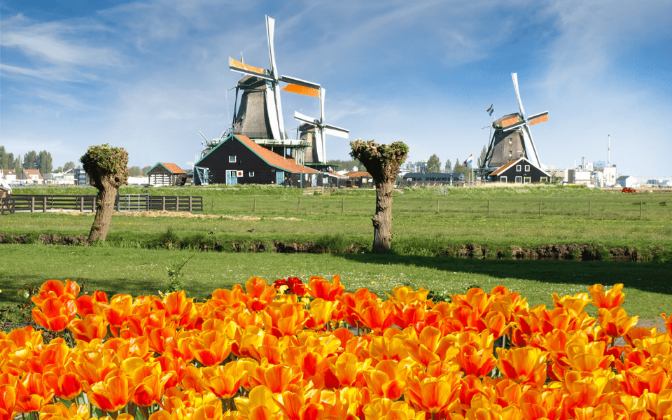 Amsterdam: Day Tour Keukenhof and Zaanse Schans Windmills - First stop: This is Holland, ferry hop, and getting your day rolling