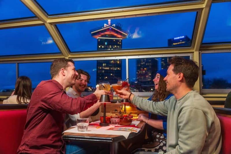 Amsterdam: Evening Cocktail Cruise along the canals - The Night Route: Stop-by-Stop Views You’ll Want to Photograph