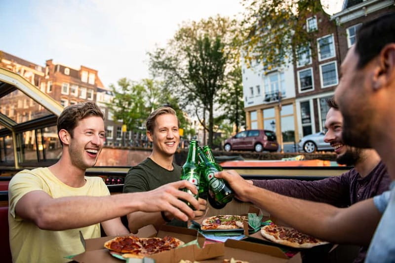 Amsterdam: Evening Pizza Cruise Along the Canals - Key highlights to watch for
