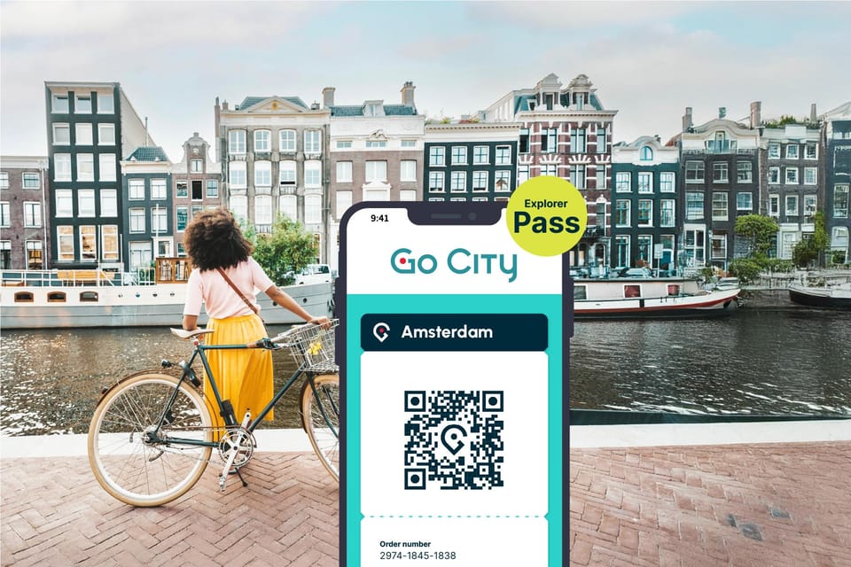 Amsterdam Explorer Pass: Save up to 50% on 3-7 Attractions - A Smart First-Day Plan: Bike Rental, Canal Cruise, and Quick Wins