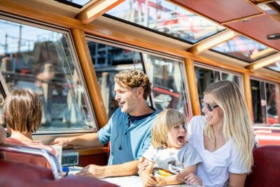 Amsterdam Family-Friendly Canal Cruise with Snackbox Option - Westerkerk and Amsterdam Centraal: big landmarks you can spot even without a live guide