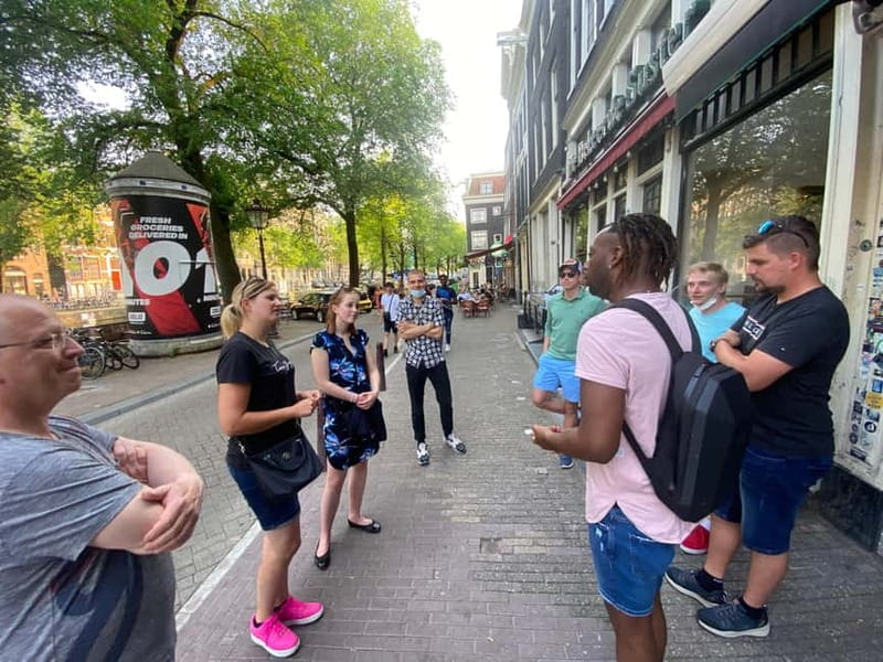 Amsterdam: Guided Ganja Walking Tour of Coffee Shops - Royal Palace kickoff: the quick map you’ll use all night