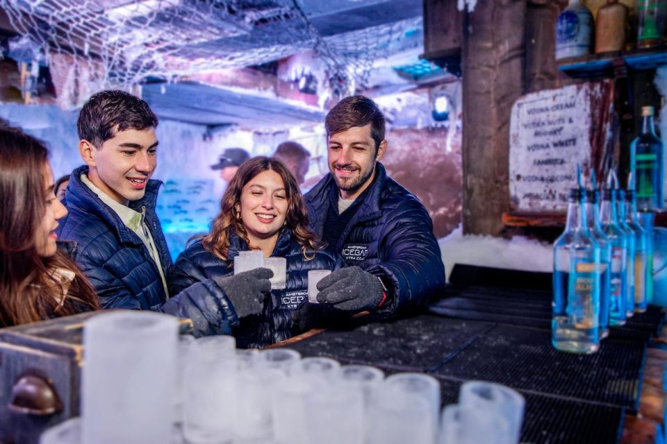 Amsterdam: Icebar Entry Ticket with 3 Drinks - Inside the Icebar: 35 tons of ice, ice sculptures, and ice-cold glasses