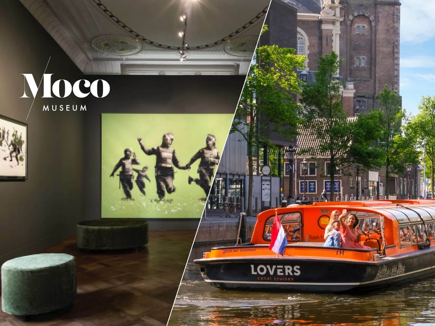 Amsterdam: Moco Museum Entry Ticket and Canal Cruise - Key takeaways before you go