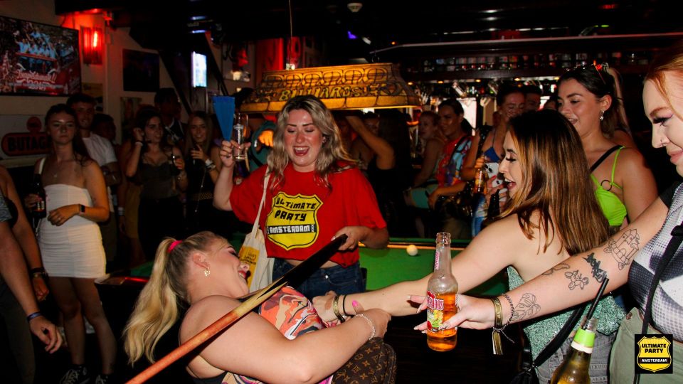 Amsterdam: Red Light District Pub Crawl with Unlimited Shots - What the $24 package actually gets you