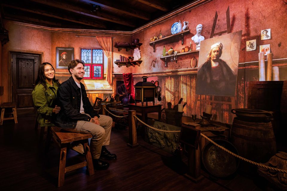 Amsterdam: Rembrandts Immersive Experience Admission Ticket - Language Options and Host Energy