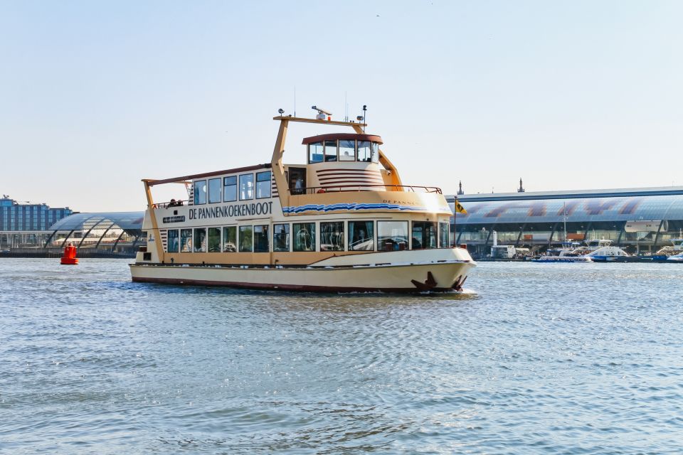Amsterdam: River Cruise With All-You-Can-Eat Dutch Pancakes - How the Cruise Views Land: Centraal, A’DAM Lookout, and the IJ
