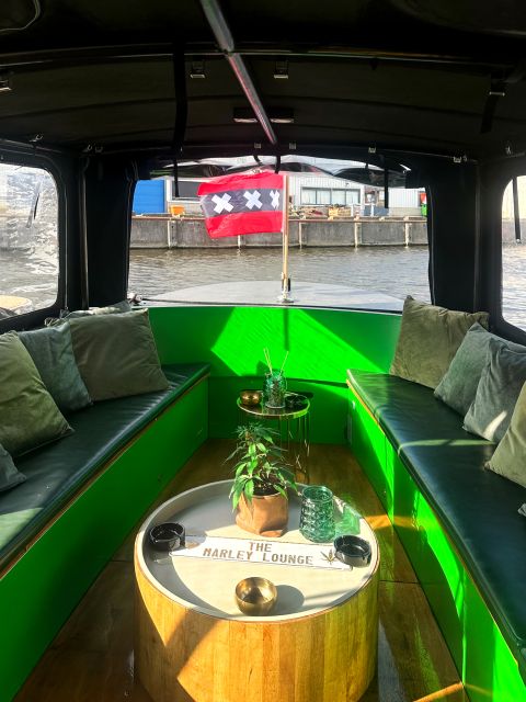 Amsterdam: Smoke and Lounge City Boat Cruise - FAQ