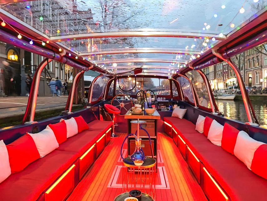 Amsterdam: Smoke and Lounge City Boat Cruise - Regular Route: Central Canal Classics, Plus Bridges and Housefronts