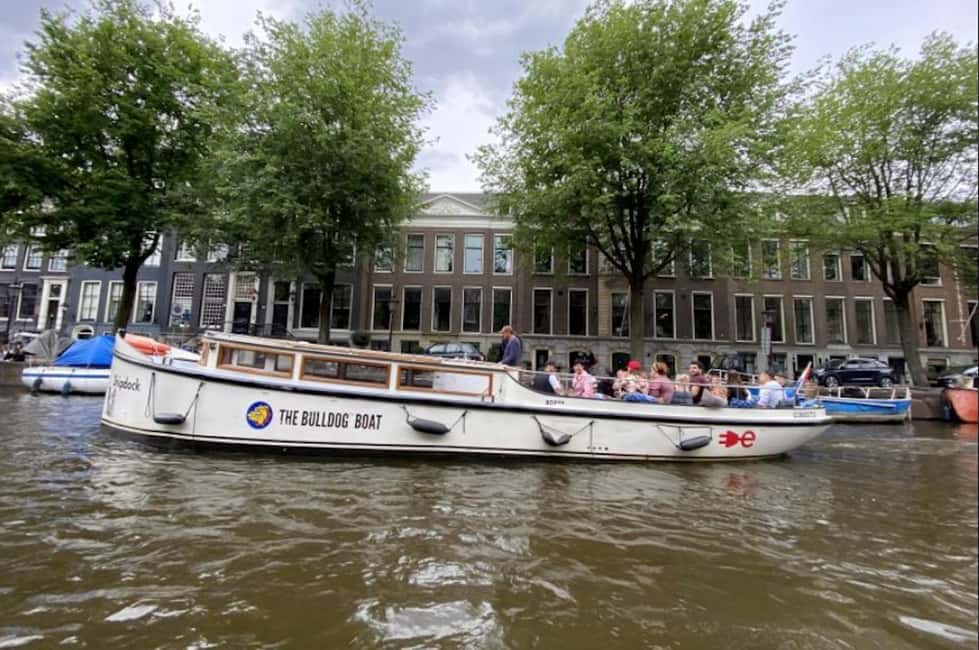 Amsterdam: The Bulldog Boat Smoke and Booze Cruise - A one-hour canal cruise that mixes Amsterdam’s canals with 420 culture