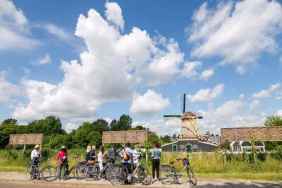 Amsterdam: Windmill, Cheese, and Countryside E-Bike Tour - A’DAM Tower to D’Admiraal Windmill: the classics arrive fast