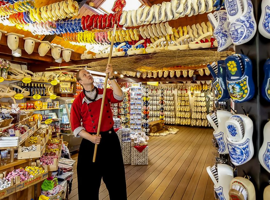 Amsterdam: Zaanse Schans, Edam, Volendam & Marken Bus Tour - The Wooden Shoe Factory and Clog Demo: Watching Craft Up Close