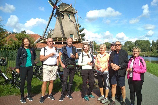 Amsterdam's Countryside Half-Day Bike Tour in Small Group - The windmill at Krijtmolen d’Admiraal: end-of-tour photos