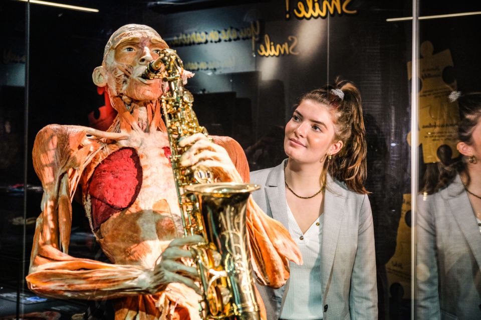 Body Worlds Amsterdam: The Happiness Project Ticket - Body Worlds Amsterdam on Damrak: what your ticket gives you