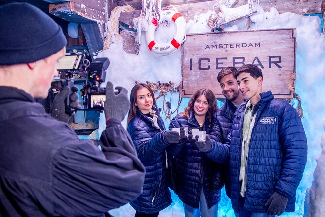 Xtracold Icebar Amsterdam, 3 Drinks Included - Ice Sculptures, Lighting, and the Fun Factor